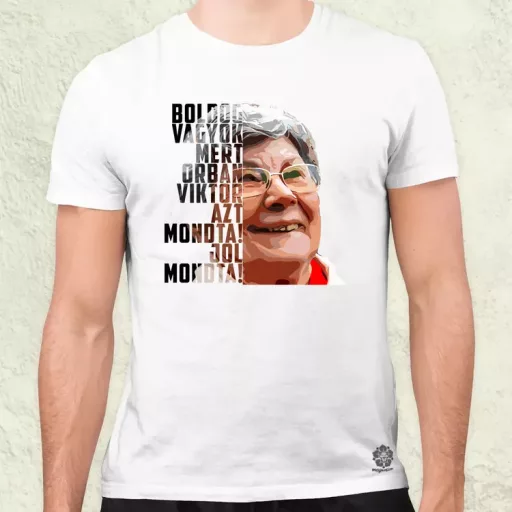 Boldog vagyok férfi póló