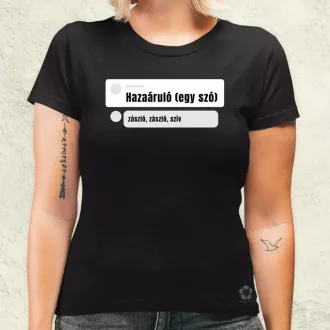 Hazaáruló női póló