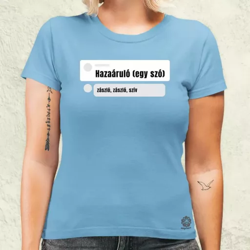 Hazaáruló női póló
