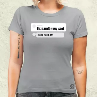 Hazaáruló női póló
