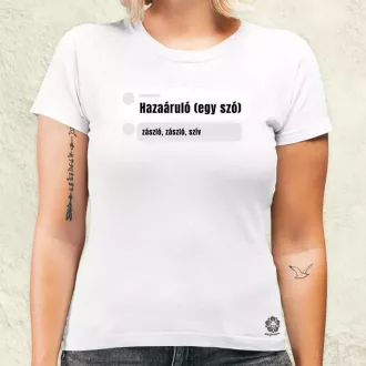 Hazaáruló női póló