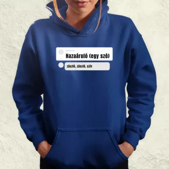 Hazaáruló női pulóver
