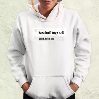 Hazaáruló női pulóver