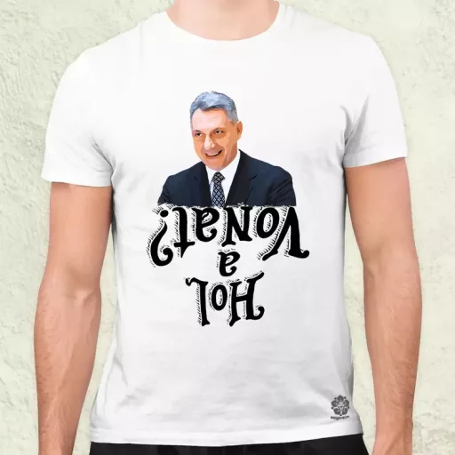 Hol a vonat? férfi póló
