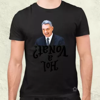 Hol a vonat? férfi póló