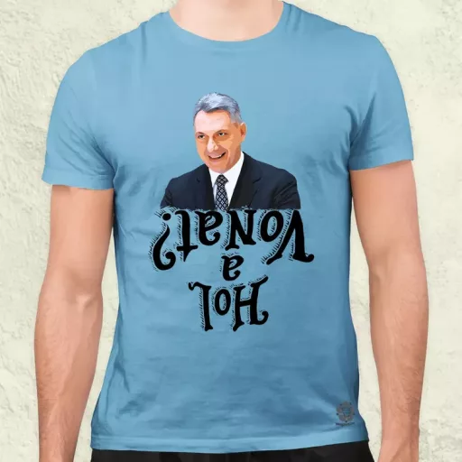 Hol a vonat? férfi póló