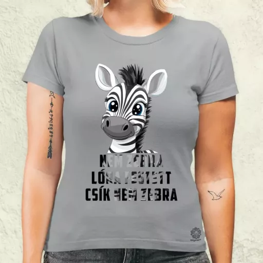Nem zebra női póló