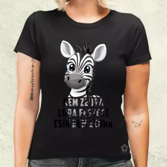 Nem zebra női póló