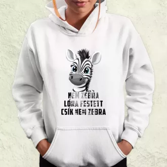Nem zebra női pulóver