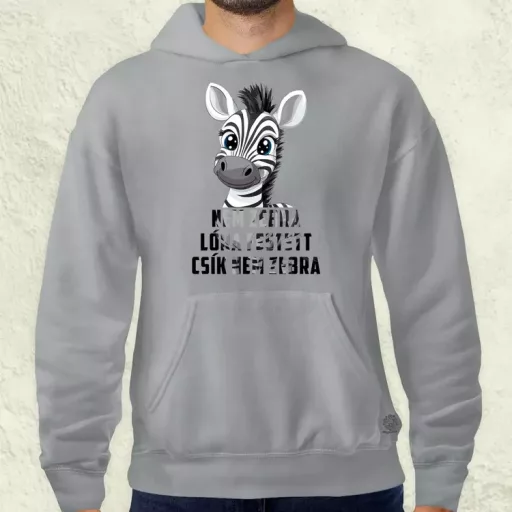 Nem zebra férfi pulóver
