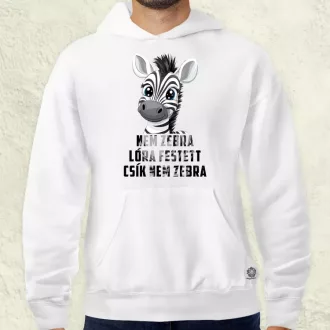 Nem zebra férfi pulóver