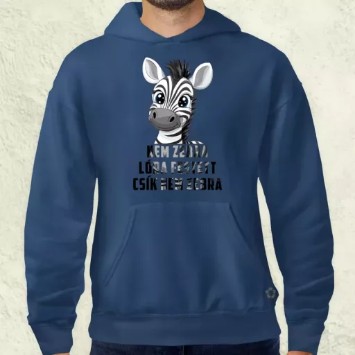 Nem zebra férfi pulóver