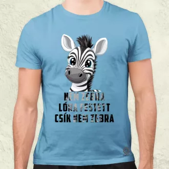 Nem zebra férfi póló