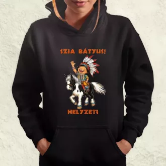 Szia Bátyus! Helyzet? női pulóver