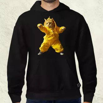 Miauuunkácsy a ninja férfi pulóver