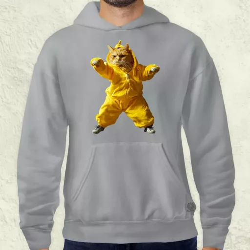 Miauuunkácsy a ninja férfi pulóver