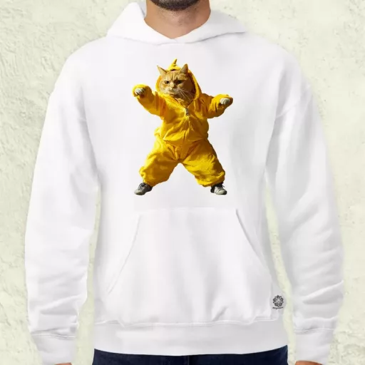 Miauuunkácsy a ninja férfi pulóver