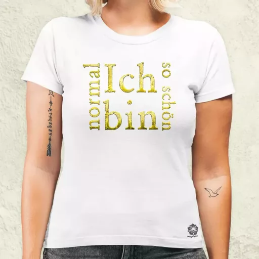 Ich bin normal női póló