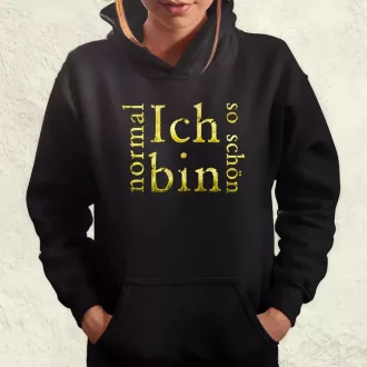 Ich bin normal női pulóver