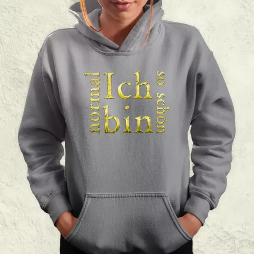 Ich bin normal női pulóver