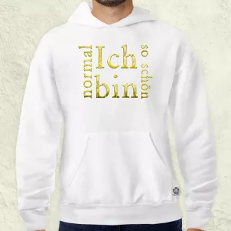 Ich bin normal férfi pulóver