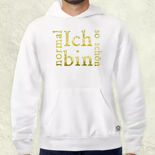 Ich bin normal férfi pulóver