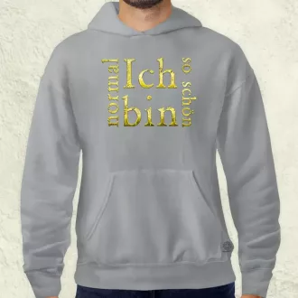 Ich bin normal férfi pulóver