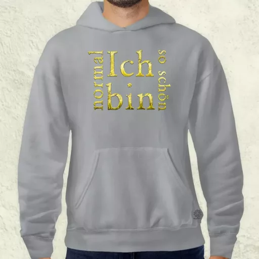Ich bin normal férfi pulóver