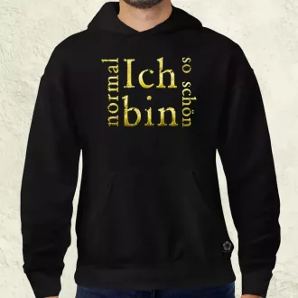 Ich bin normal férfi pulóver