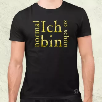 Ich bin normal férfi póló