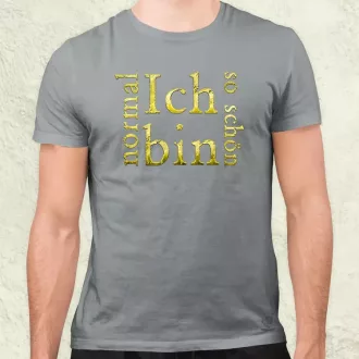 Ich bin normal férfi póló