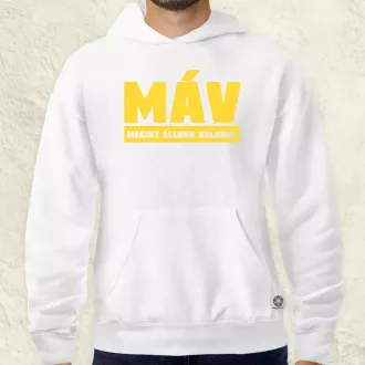 MÁV sárga férfi pulóver