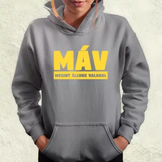 MÁV sárga női pulóver