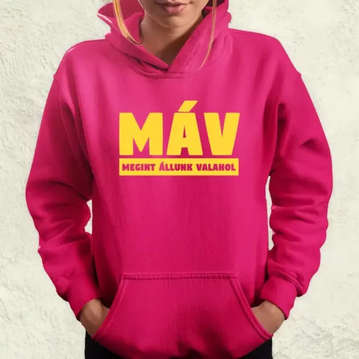 MÁV sárga női pulóver