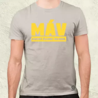 MÁV sárga férfi póló