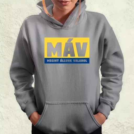MÁV színes sárga női pulóver