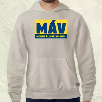 MÁV színes férfi pulóver