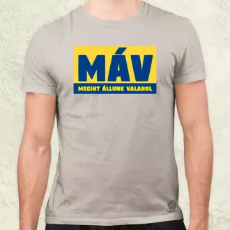 MÁV színes férfi póló