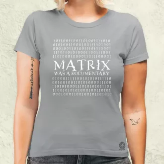 Matrix was a documentary fehér női póló