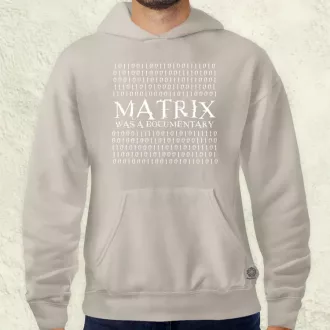 Matrix was a documentary fehér férfi pulóver