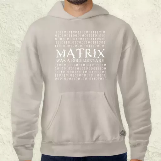 Matrix was a documentary fehér férfi pulóver