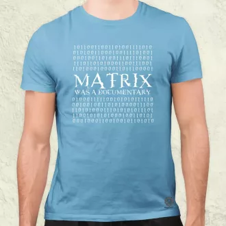 Matrix was a documentary fehér férfi póló