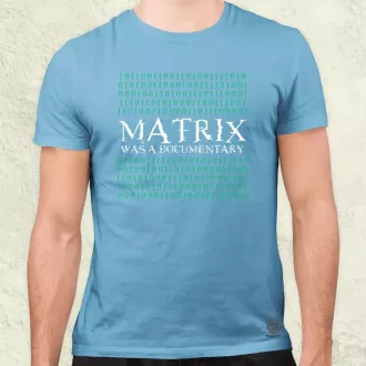 Matrix was a documentary zöld férfi póló