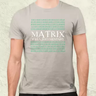 Matrix was a documentary zöld férfi póló