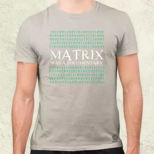Matrix was a documentary zöld férfi póló