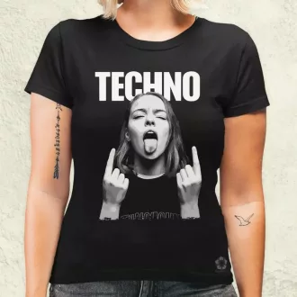 Techno női póló