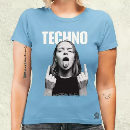 Techno női póló