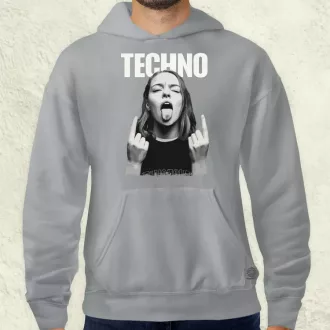Techno férfi pulóver
