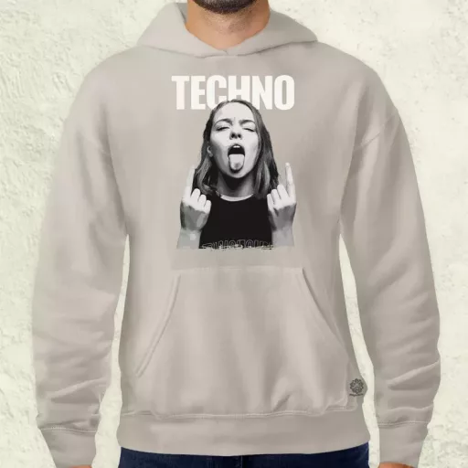 Techno férfi pulóver