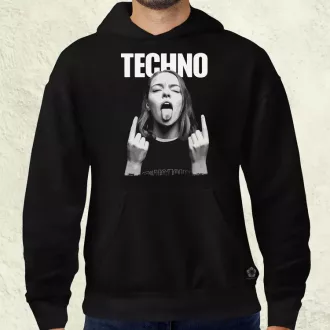 Techno férfi pulóver